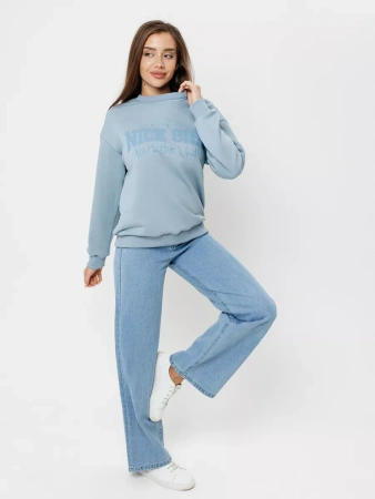 Свитшот женский толстовка больших размеров кофта ДФ579