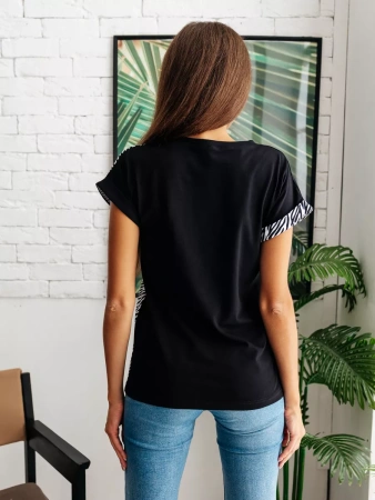 Футболка нарядная с принтом больших размеров хлопок