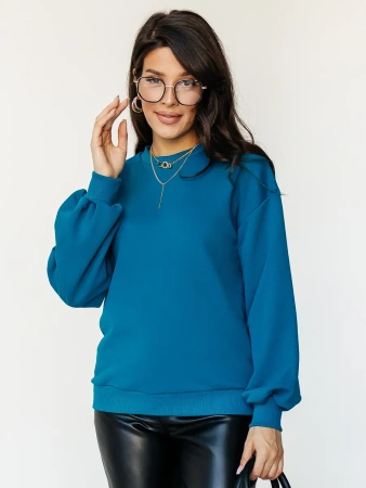 Свитшот женский оверсайз больших размеров ДФ545