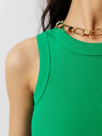 Платье женское в рубчик