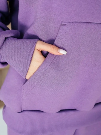 Спортивный костюм с начесом оверсайз кроя зимний