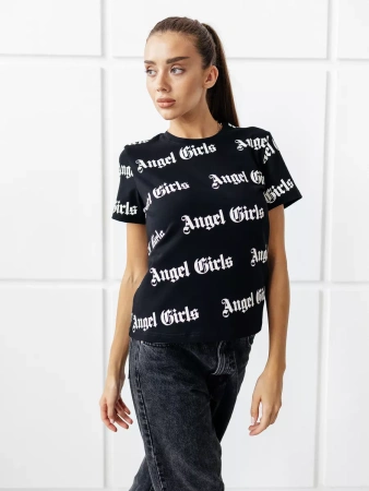 Футболка женская с принтом больших размеров ФК561