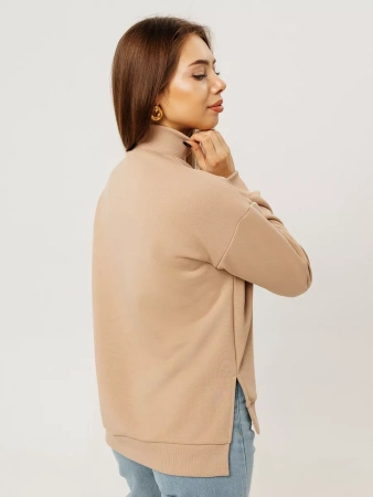 Свитер с горлом кофта с длинным рукавом ДФ542