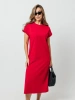 Платье женское летнее трикотажное больших размеров длинное