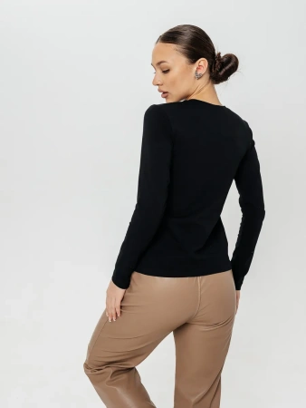 Лонгслив женский облегающий с принтом дк573