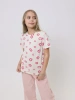 Футболка для девочки с принтом хлопок летняя пляжная