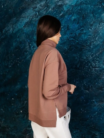 Свитер женский кофта оверсайз больших размеров