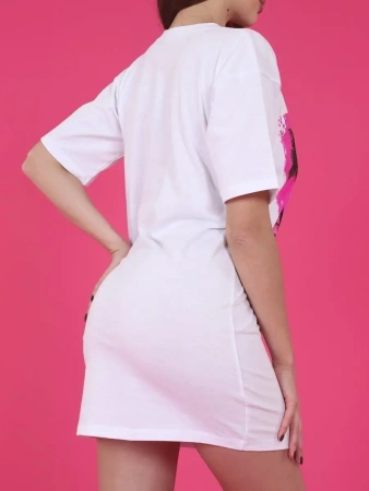 Футболка туника оверсайз