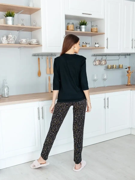 Пижама со штанами домашний костюм большие размеры