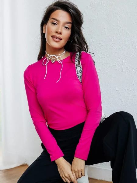 Лонгслив женский облегающий дк540