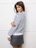 Кофта в полоску нарядная больших размеров джемпер
