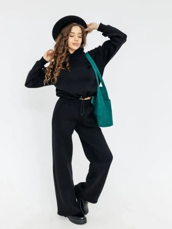 Спортивный костюм с начесом оверсайз кроя зимний