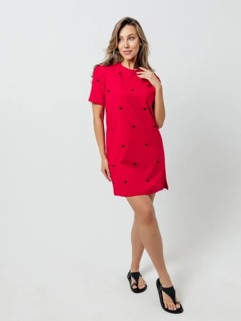 Платье женское летнее короткое больших размеров повседневное