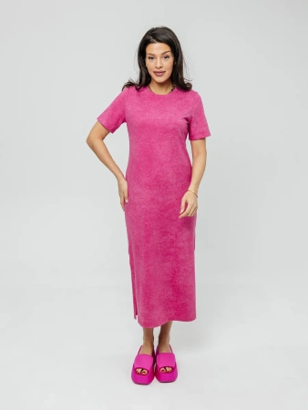 Платье женское трикотажное больших размеров длинное ПЛК609