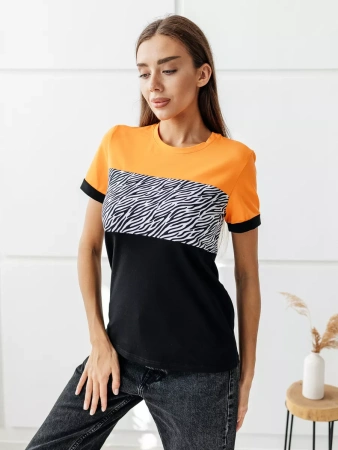 Футболка хлопок с принтом новогодняя больших размеров