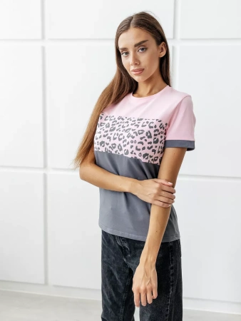 Футболка хлопок с принтом новогодняя больших размеров