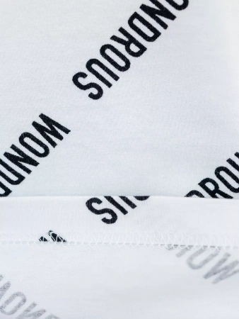 Футболка оверсайз с принтом большого размера