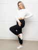 Брюки джоггеры на резинке домашние черные БФ595
