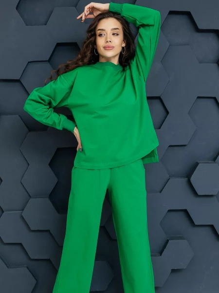 Спортивный костюм женский брючный больших размеров КФ524