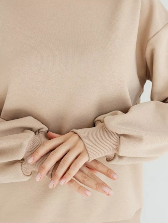 Свитшот женский оверсайз больших размеров ДФ545