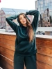 Спортивный костюм с начесом оверсайз кроя зимний