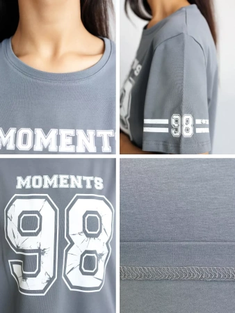 Футболка хлопок с принтом новогодняя больших размеров