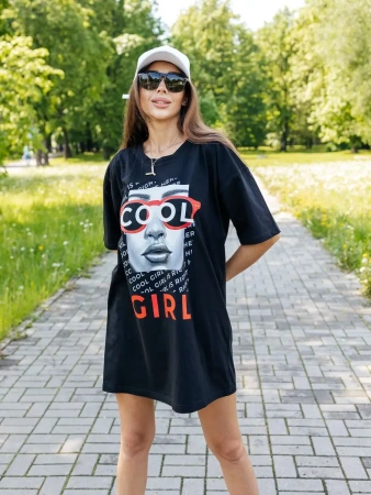 Туника футболка оверсайз