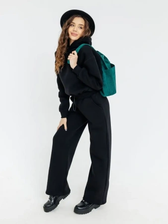 Спортивный костюм с начесом оверсайз кроя зимний