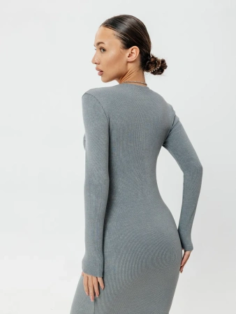 Платье праздничное вечернее лапша трикотажное ПЛК648