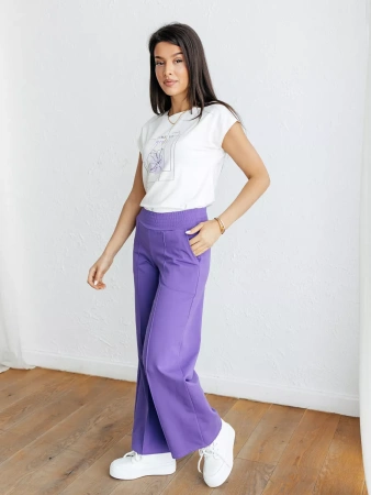 Брюки палаццо широкие классические БФ536