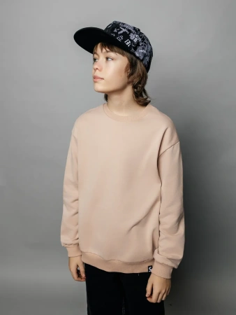 Свитшот детский базовый оверсайз теплый