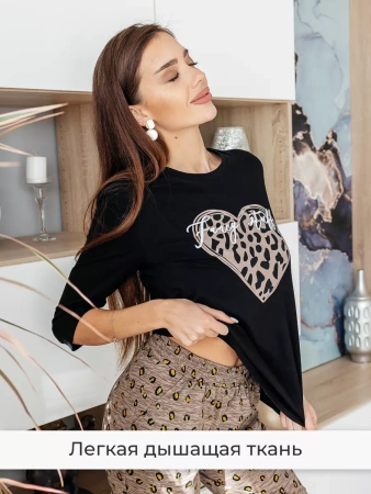 Пижама со штанами домашний костюм