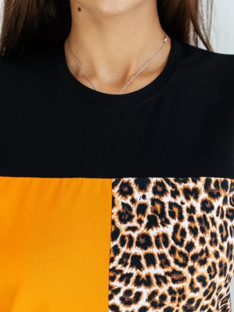 Футболка хлопок с принтом летняя больших размеров