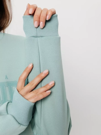 Свитшот женский толстовка больших размеров кофта ДФ579