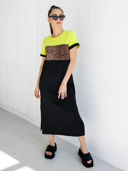 Платье домашнее женское больших размеров длинное ПЛК569