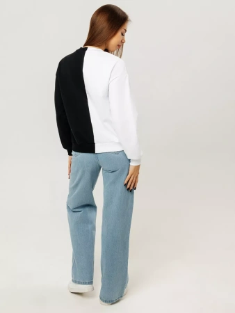 Свитшот женский толстовка больших размеров кофта ДФ581