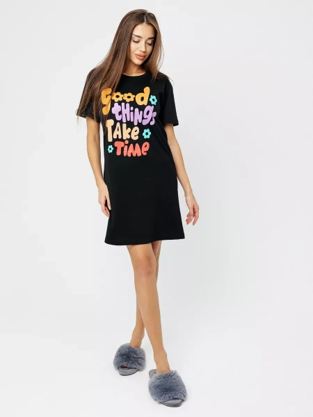 Ночная сорочка женская домашнее платье