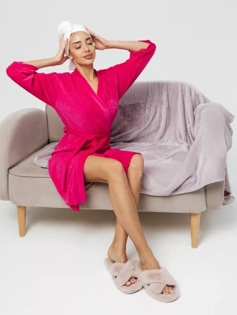 Халат женский домашний велюр