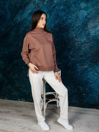 Свитер женский кофта оверсайз больших размеров