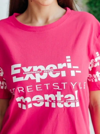 Туника домашняя больших размеров с принтом