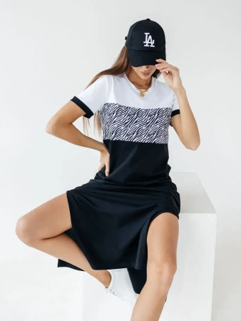 Платье женское трикотажное больших размеров миди ПЛК569