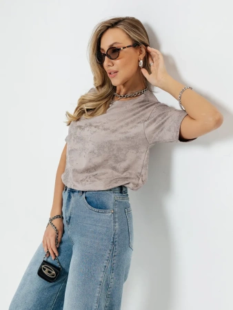 Футболка женская нарядная блузка больших размеров