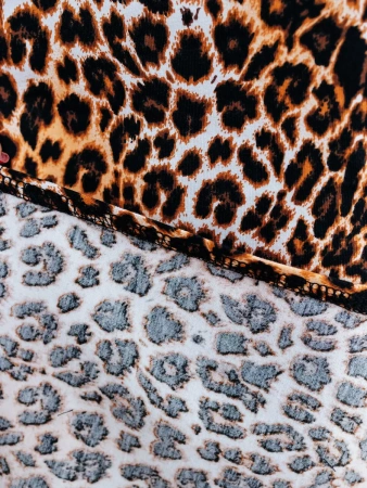 Платье женское леопардовое больших размеров длинное