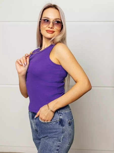 Топ под пиджак в рубчик спортивная майка МК558