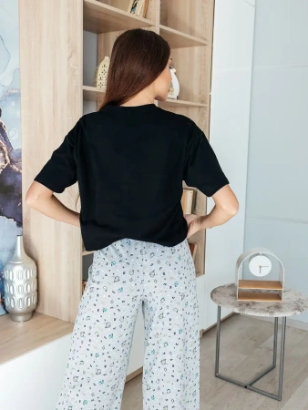 Пижама с штанами брючная большие размеры