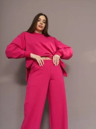 Спортивный костюм женский брючный больших размеров КФ524