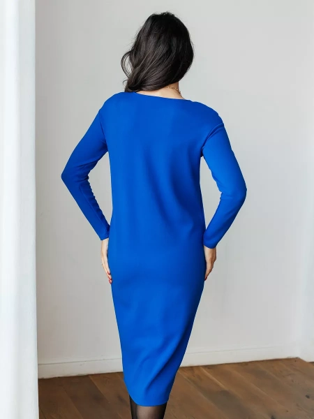 Платье трикотажное вечернее длинное ПЛМ582