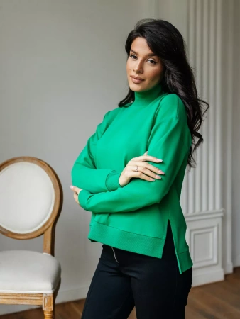 Свитер женский кофта оверсайз больших размеров