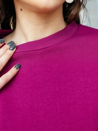 Джемпер толстовка оверсайз больших размеров свитшот ДФ545