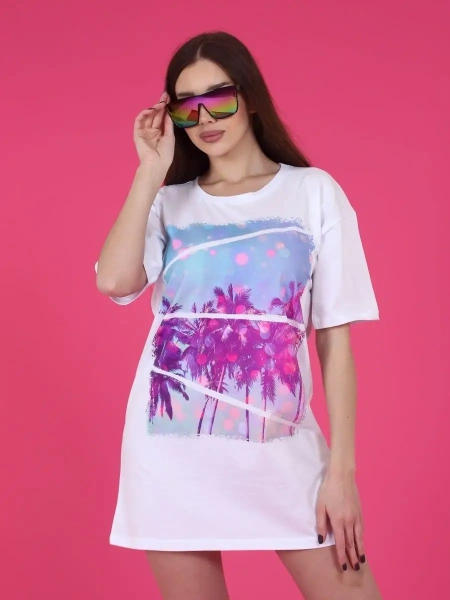 Туника платье домашнее повседневное больших размеров